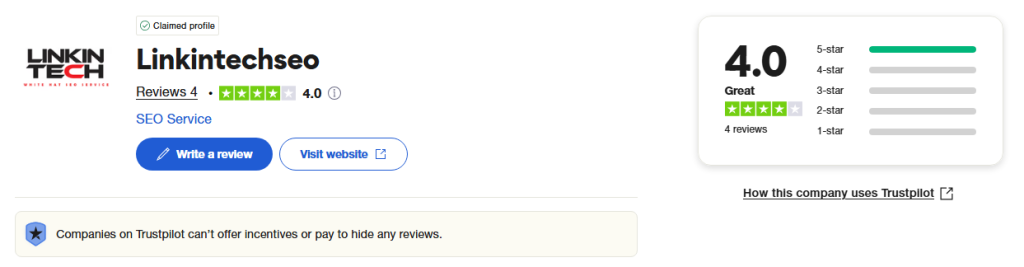 TrustPilot Review
