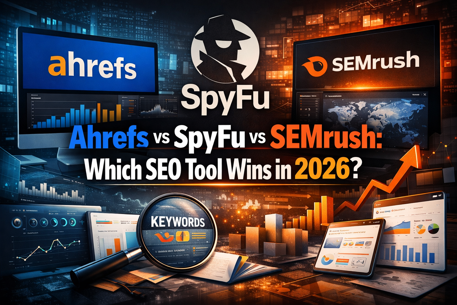 Ahrefs vs SpyFu vs SEMrush
