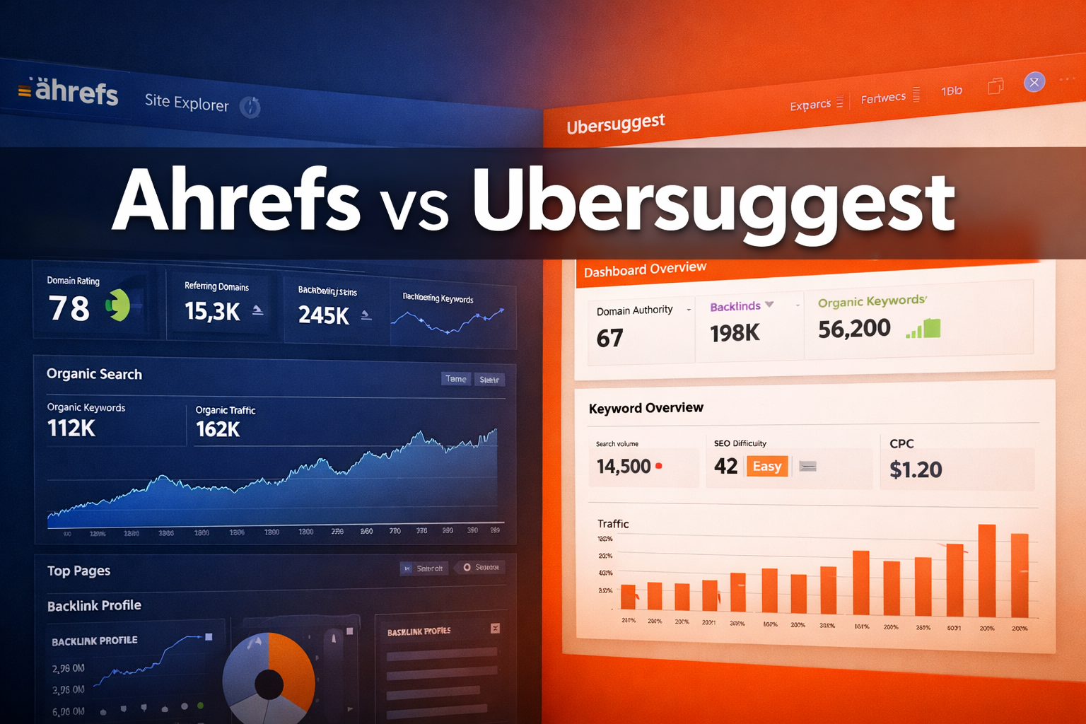 Ahrefs vs Ubersuggest